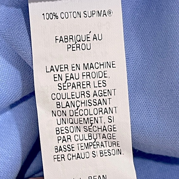 L.L. Bean like new hundred percent cotton size large turtleneck - Picture 2 of 4